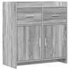 vidaXL Strani &scaron;al Siva Sonoma 75 x 36 x 80 cm Inženirski les