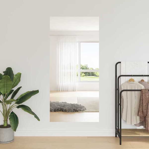 vidaXL Samolepilna ogledalna folija 60 x 200 cm 2 pcs srebrna PET