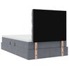 vidaXL Postelja z dodatnim prostorom za shranjevanje in LED osvetlitvijo