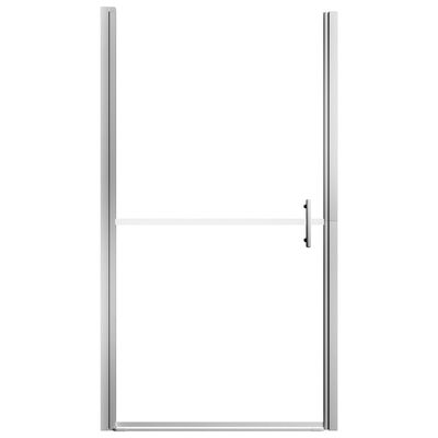 vidaXL Vrata za tuš kaljeno steklo 81x195 cm