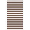 vidaXL Zebra zavesa rjava 135x230 cm &scaron;irina blaga 130,9 cm poliester