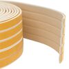 vidaXL Samolepilni tesnilni trak za okna Bela 8 x 2 mm 100 m EPDM pena