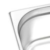 vidaXL Gastronomske posode 2 kosa GN 1/2 150 mm nerjaveče jeklo
