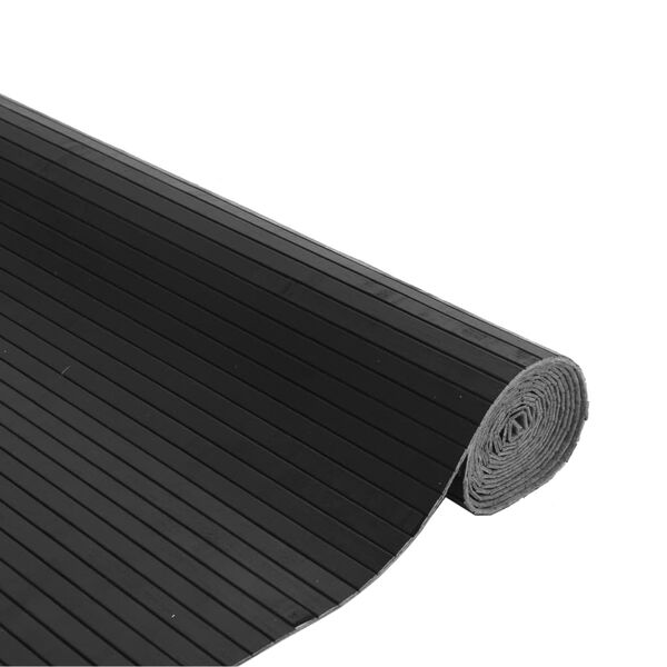 vidaXL Preproga pravokotna siva 80x400 cm bambus