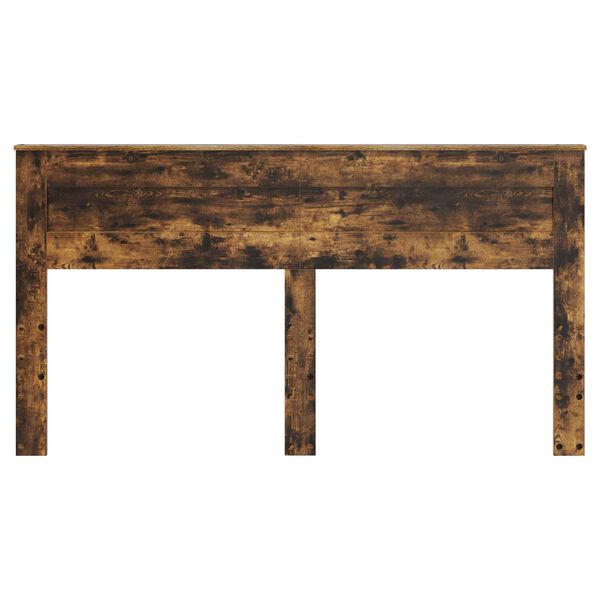 vidaXL Vzglavje Dimljeni oreh 200 cm Konstruiran les