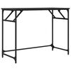 vidaXL Pisalna miza siva sonoma 100x45x76 cm inženirski les in jeklo