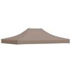 vidaXL Streha za vrtni &scaron;otor 4x3 m taupe 270 g/m&sup2;