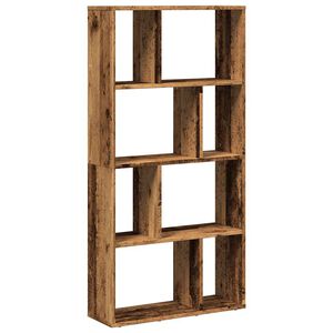 vidaXL Knjižna omara starinski les 60x20x120,5 cm inženirski les