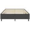 vidaXL Posteljni okvir boxspring sivo blago 160x200 cm