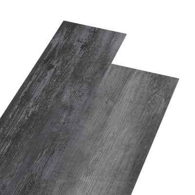 vidaXL PVC talne plošče 5,02 m² 2 mm samolepilne svetleče sive