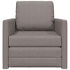 vidaXL Sofa postelja Taupe 74 x 77 x 81 cm blago