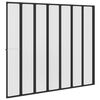 vidaXL Tu&scaron; stena Črna 168 x 140 cm Aluminij