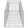 vidaXL Obokane gabion ko&scaron;are 30 kosov 200x50x40/60 cm pocinkano železo