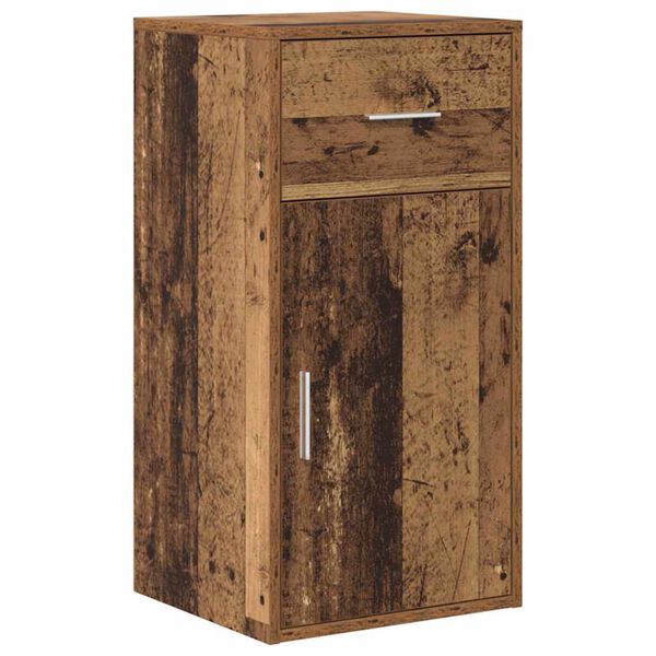 vidaXL Strani šal s predalom Star les 38 x 34 x 75 cm