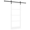 vidaXL Drsna vrata ORKDAL Bela in črna 93 x 211 cm
