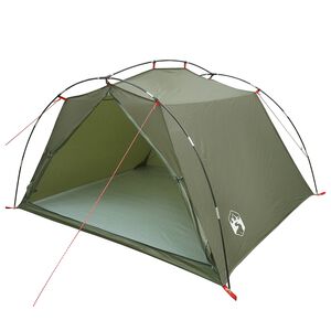vidaXL Tunelski &scaron;otor 4-osebni Olivno zelena