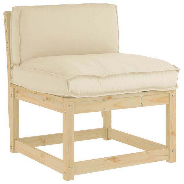 vidaXL Blazina Bež 80 x 40 x 12 cm Oxford tkanina