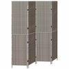 vidaXL Pregrada Siva 195 x 180 cm poli ratan