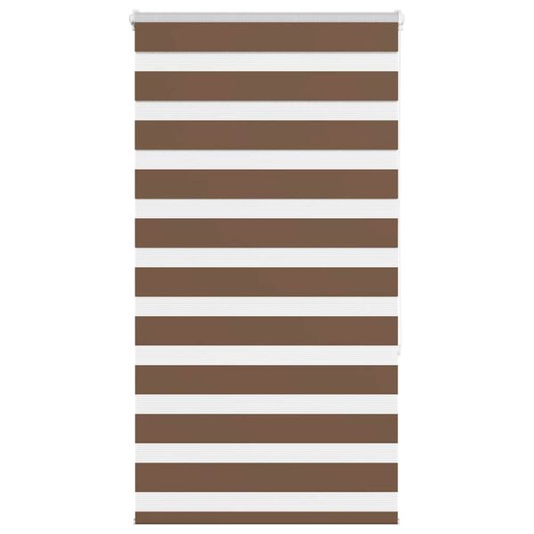 vidaXL Zebra senčilo rjave 70x150 cm tkanina &scaron;irina 65,9cm poliester