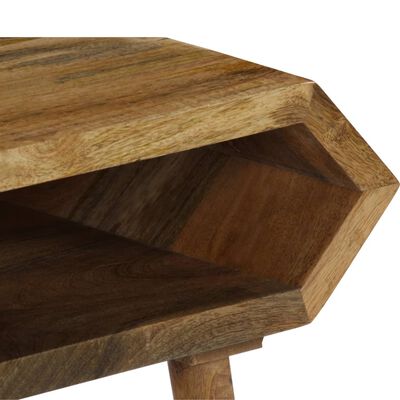 vidaXL Klubska mizica iz trdnega mangovega lesa 104x50x45 cm