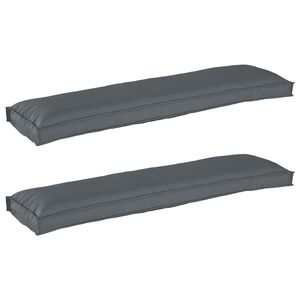 vidaXL Set blazin za palete 2 kos Oxford blago Antracit