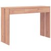 vidaXL Konzolna mizica 110x35x75 cm trdna tikovina