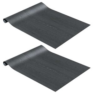 vidaXL Samolepilna folija za pohi&scaron;tvo 2 kosa naravna 500x90 cm PVC