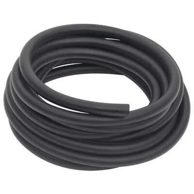 vidaXL Hibridna zračna cev črna 0,6" 5 m guma in PVC