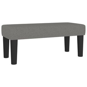 vidaXL Klop temno siva 70x30x30 cm blago