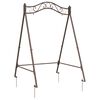 vidaXL Okvir za gugalnico Antik rjava 113 x 121,5 x 168 cm Jeklo