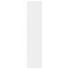 vidaXL Visoka omara bela 50x41x185 cm inženirski les
