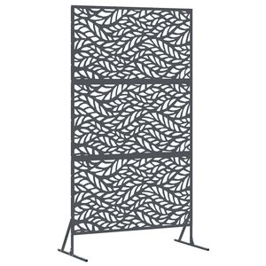 vidaXL Zaslonska za&scaron;čita Antracit 100 x 50 x 180 cm Jeklo