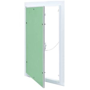 vidaXL Dostopna enota Zelena in srebrna 30 x 45 cm