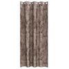vidaXL Velvete zavese z zavesami 2 pcs Kapučino 260 x 140 cm Žamet