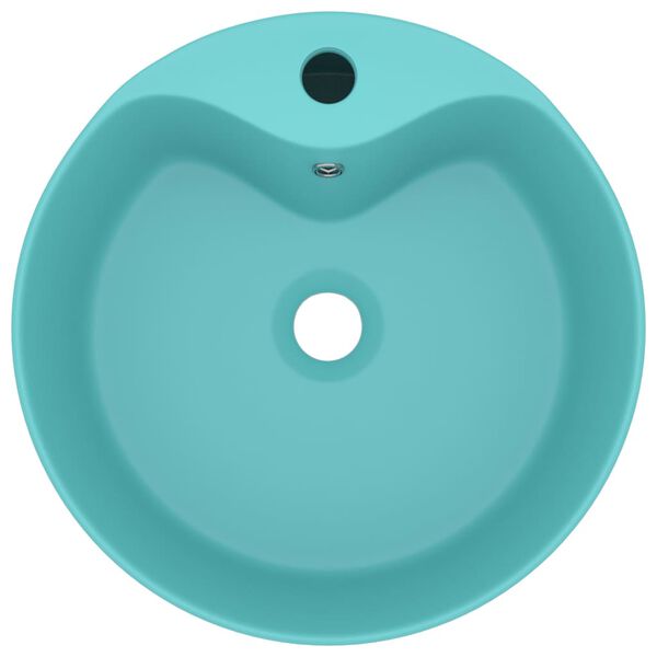 vidaXL Razko&scaron;en umivalnik mat svetlo zelen 36x13 cm keramičen