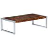 vidaXL Klubska mizica 120x60x35 cm trden predelan les