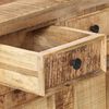vidaXL Komoda 65x32x70 cm trden mangov les in naravni trst