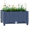 vidaXL Visoka greda 40x40x23 cm polipropilen