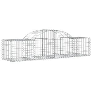 vidaXL Obokana gabonska ko&scaron;ara 200x50x40/60 cm pocinkano železo