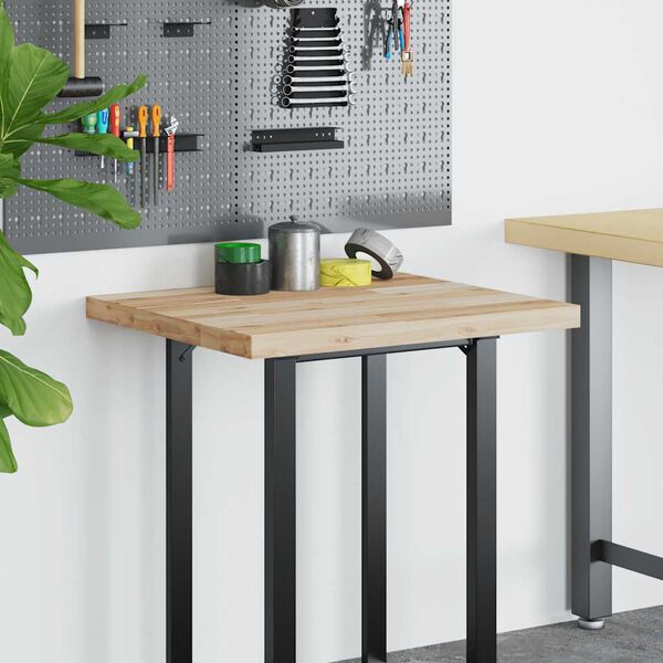 vidaXL Mizna plo&scaron;ča neobdelana 80x60x4 cm trden akacijev les