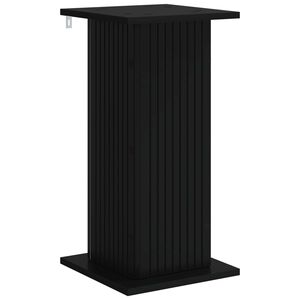 vidaXL Stojalo za rastline Črna 30,5 x 30 x 60,5 cm Inženirski les
