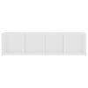 vidaXL TV omarice 2 kosa bele 142,5x35x36,5 cm iverna plo&scaron;ča