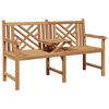 vidaXL Vrtna klop 150 x 60 x 90 cm Trden tikov les