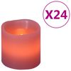 vidaXL Električne LED svečke 24 kosov toplo bele