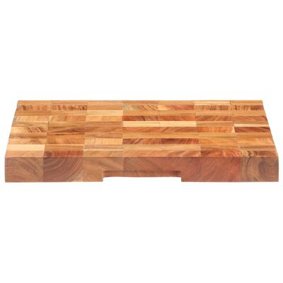 vidaXL Deska za rezanje 50x34x3,8 cm trden akacijev les