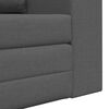 vidaXL Sofa postelja 60cm Temno siva blago