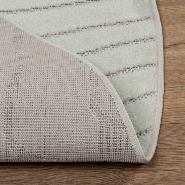 vidaXL Preproge za povr&scaron;ine Okrogla PALMERAS Zelena &Oslash; 120 CM Poliester