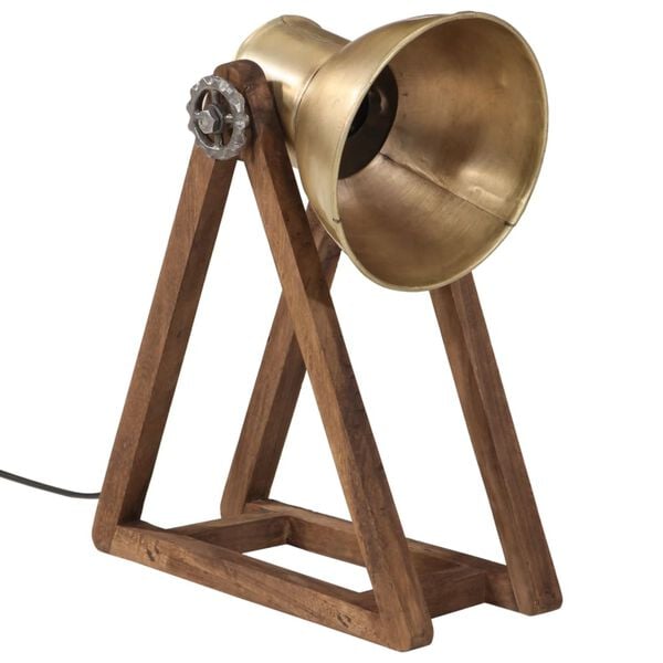 vidaXL Namizna svetilka 25 W starinska medenina 30x17x40 cm E27