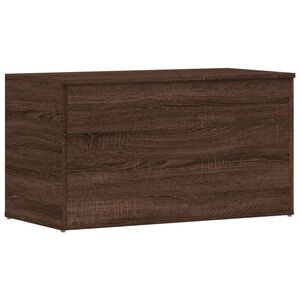 vidaXL Skrinja rjavi hrast 84x42x46 cm konstruiran les