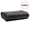 vidaXL Ponjava antracit 4x6 m 650 g/m²